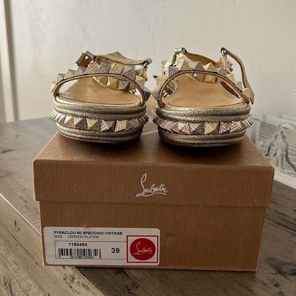 Christian Louboutin Shoes - Louboutin sandals, with box, receipt and 2 dust bags.